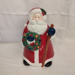 Vtg 2003 CKA Santa Cookie Jar MINT!